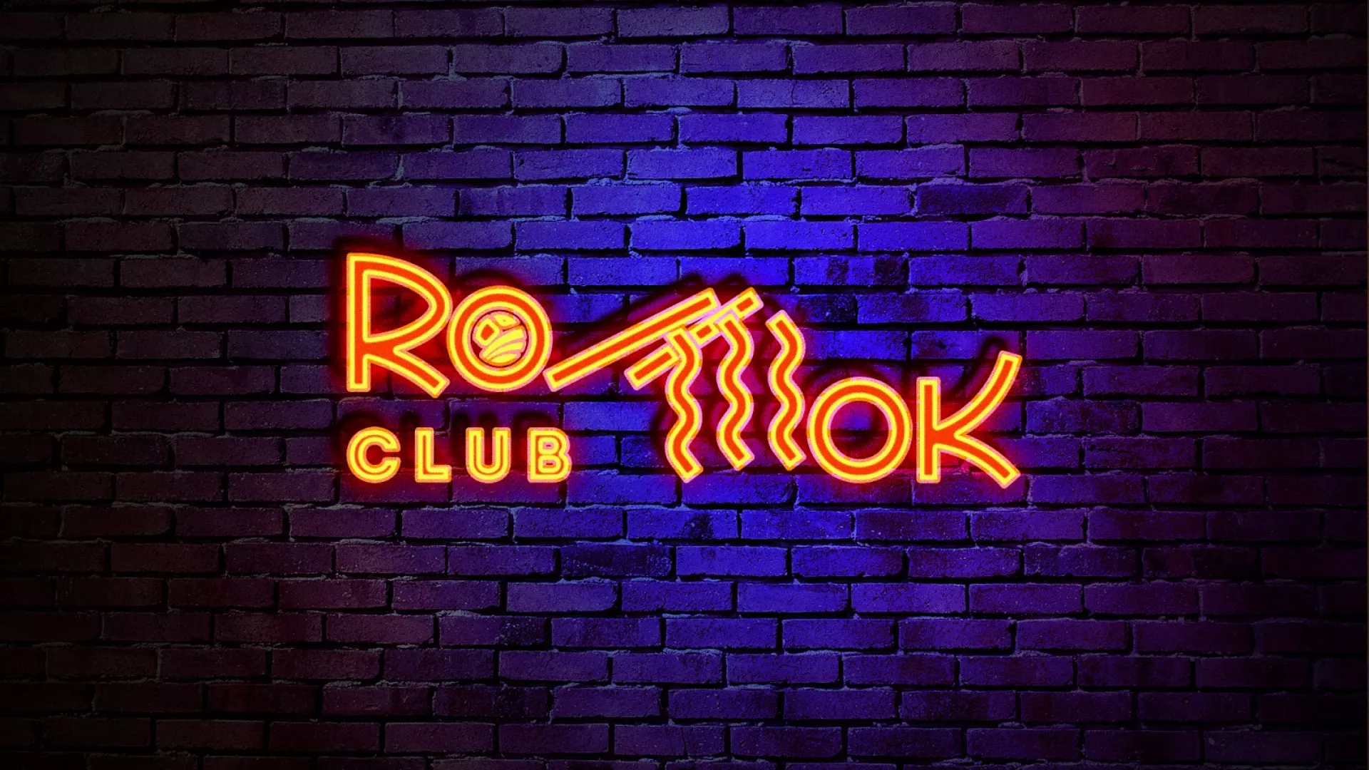 Разработка интерьерной вывески суши-бара «Roll Wok Club» в Лянторе